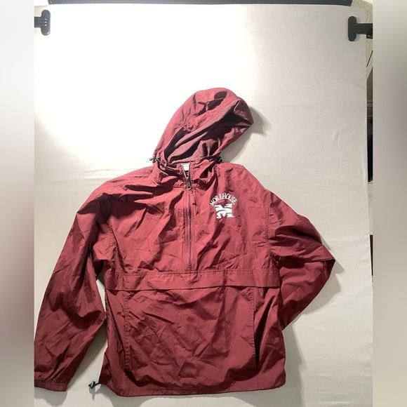 Champion Jackets & Blazers - Champion Morehouse College Maroon Hooded Windbreaker Jacket Size M